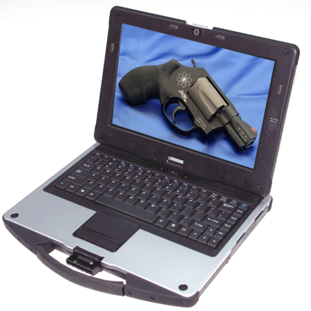 屏幕可旋转型三防笔记本电脑