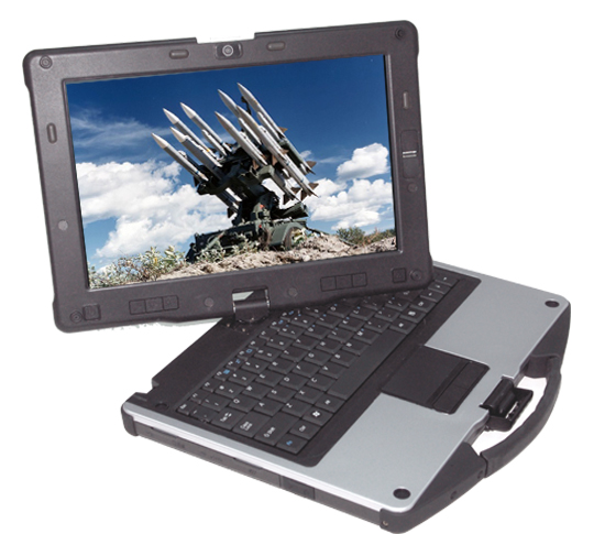 屏幕可旋转型三防笔记本电脑