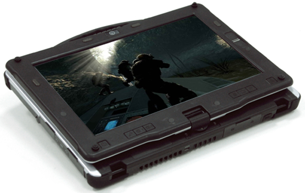 屏幕可旋转型三防笔记本电脑